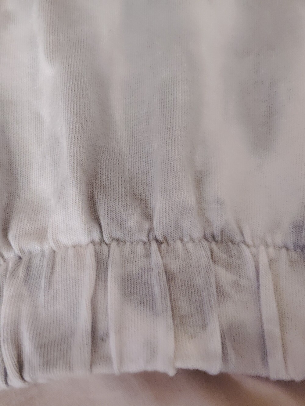 Zara Light Gray Tie-Dye Cropped Sports Tank Size Medium - Picture 5 of 5